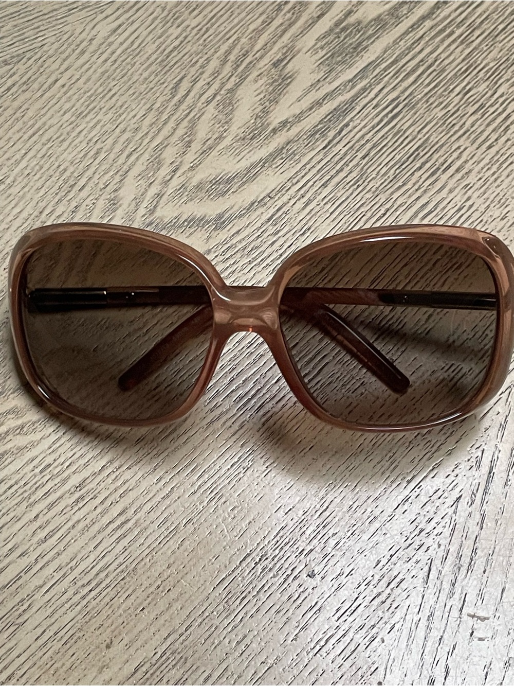 Source Unknown Brown Oversized Women's Sunglasses
